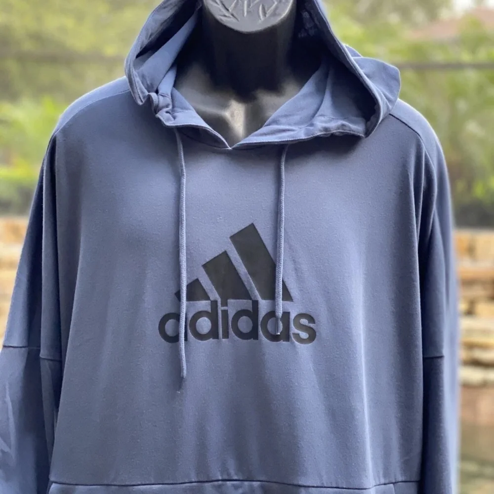 ADIDAS 3 STRIPED PULLOVER FLEECE HOODIE [FJ0706]‎ (X-LARGE)